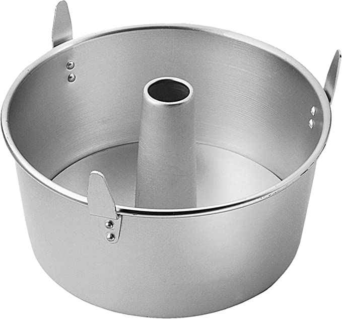 Wilton Angel Food Tube Cake Pan, Your Cakes Will be Heavenly When Made in This Even-Heating Pan, Beautiful Performance, Durable Aluminum, 10-Inch, Silver