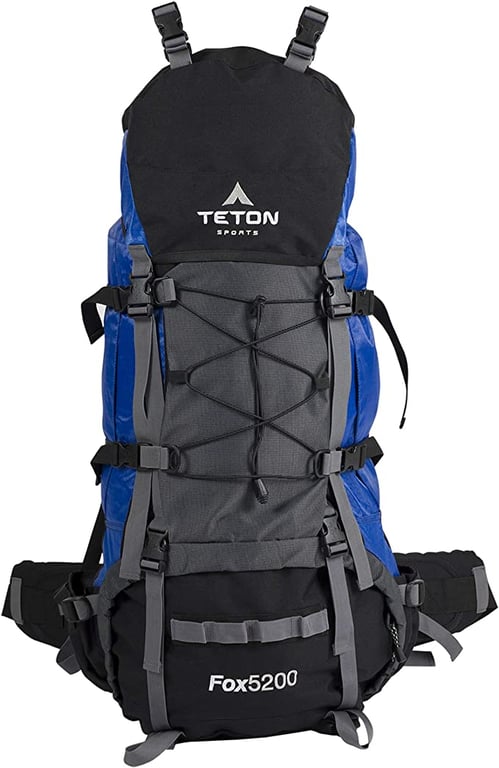 TETON Sports Fox 5200 Internal Frame Backpack; Great Backpacking Gear; Hiking Backpack for Camping and Hunting