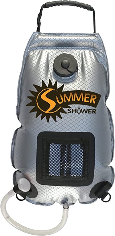 Advanced Elements (SS761) Summer Solar Shower - 3 Gallon, Silver/Black