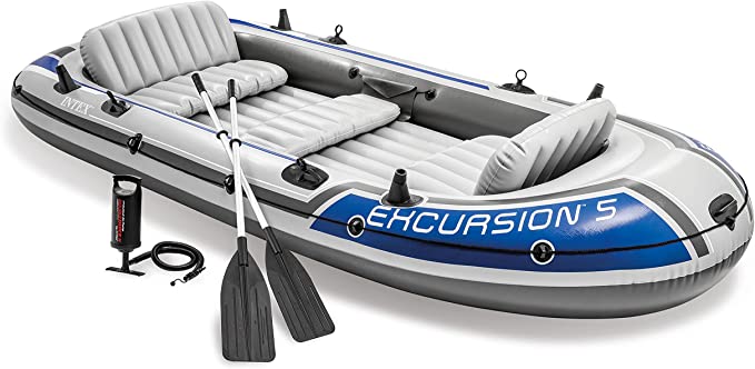 Intex Excursion 5 Boat Set Inflatable Boat