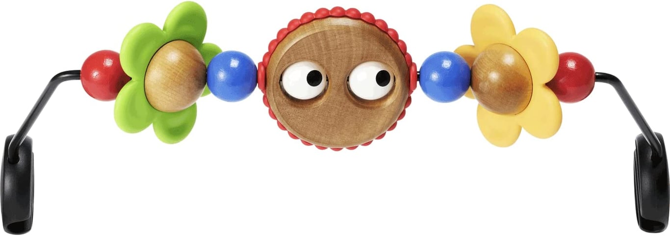 BabyBjörn BABYBJORN Wooden Toy for Bouncer - Googly Eyes (080500US)