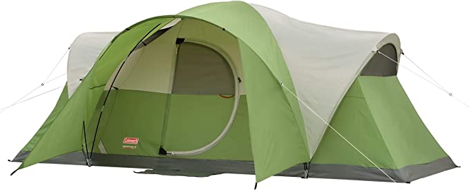 Coleman 8-Person Tent for Camping | Elite Montana Tent with Easy Setup, Green