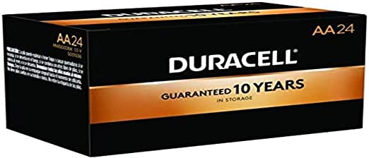 Duracell Coppertop AA Alkaline Batteries 10 Pack (MN1500B24)