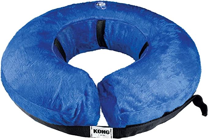 KONG - Cloud Collar - Plush, Inflatable E-Collar - for Injuries, Rashes and Post Surgery Recovery - for Small Dogs/Cats