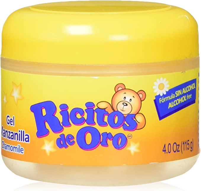 Manzanilla Ricitos de Hair Gel| Alcohol-Free Hair Care Gel for Daily Use, Gentle Gel with Chamomile Extract; 4.0 Ounces