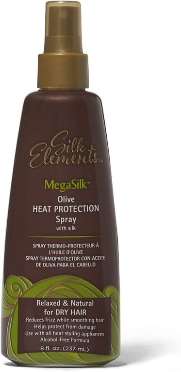 Silk Elements Megasilk Olive Heat Protection Spray - 8oz