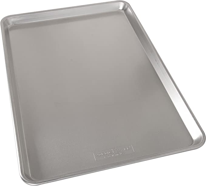 Nordic Ware 44600AMZ Natural Aluminum Commercial Baker's Big Sheet, Silver, 21 inches X 15 inches