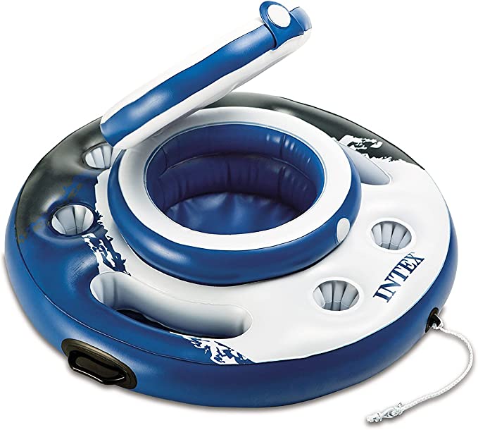 Intex Mega Chill, Inflatable Floating Cooler, 35" Diameter