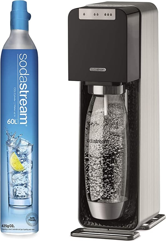 SodaStream Power Black Sparkling Water Maker Sparkling Water Maker, Black, 1019811611