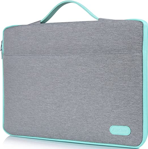 ProCase 14-15.6 Inch Laptop Sleeve Case Protective Bag, Ultrabook Notebook Carrying Case Handbag Compatible with MacBook Pro 16" / 14" 15" 15.6" Dell Lenovo HP Asus Acer Samsung Sony Chromebook Computers -LightGrey