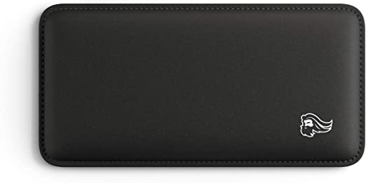 Glorious Gaming Mouse Wrist Pad/Rest - Black - Stitched Edges, Ergonomic, Foam Interior | 8x4 inches/(0.7in/17mm) Thick (GW-M)
