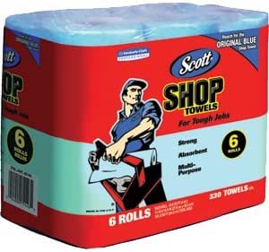 Scotts Kimberly Clark 75146 Blue Shop Towels On A Roll Bundle44; 6 Pack
