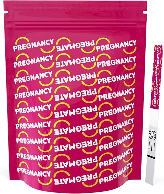 PREGMATE Pregnancy Hcg Test Strips One Step Urine Test Strip Combo Predictor Kit Pack (25 Hcg)