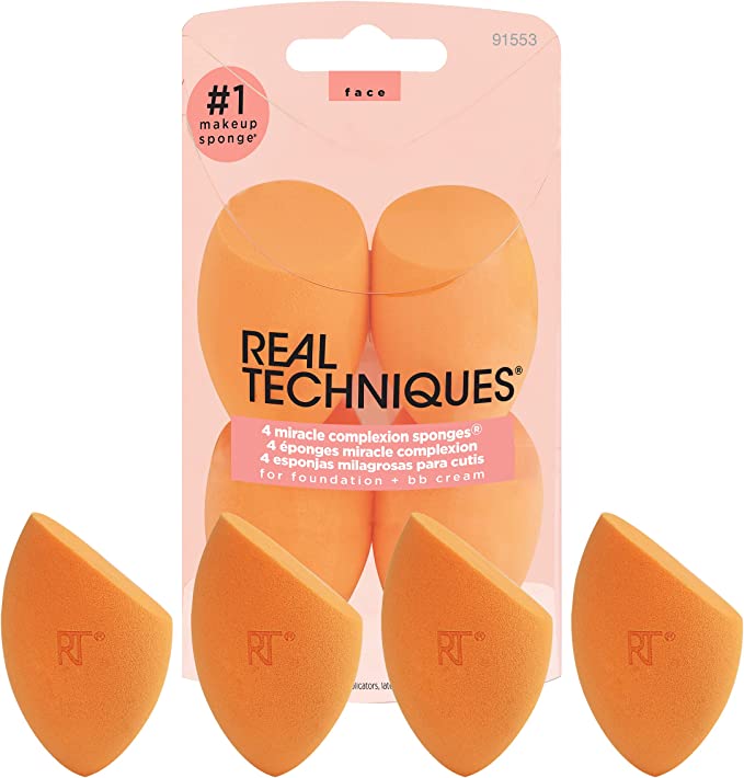Real Techniques Base Miracle Complexion Sponge, 4 Pack