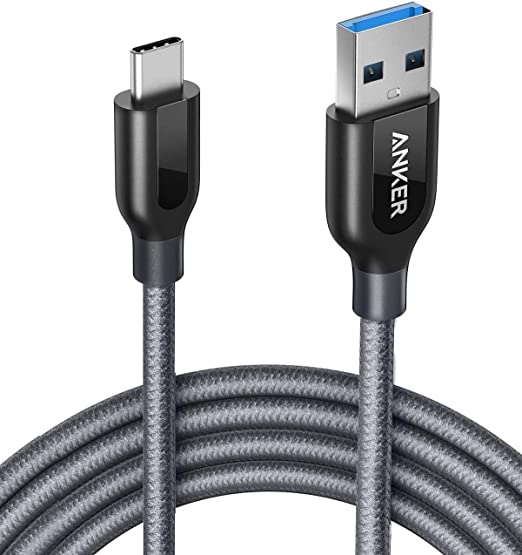 Anker USB C Cable, Powerline+ USB-C to USB 3.0 Cable (3ft), High Durability, for Samsung Galaxy Note 8, S8, S8+, S9, S10, Sony XZ, LG V20 G5 G6, HTC 10, Xiaomi 5 and More.