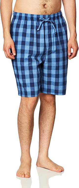 NAUTICA Men's Soft Woven 100% Cotton Elastic Waistband Sleep Pajama Short