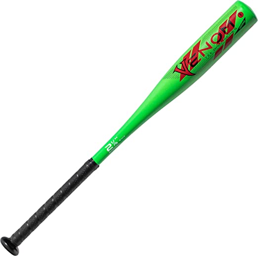 Franklin Sports Venom Aluminum Official Youth Tee Ball Bat - USA Regulation Approved - Perfect for Soft Core T-Balls (-10, -11 and -12 Drop Weight), Color of The Handle May Vary
