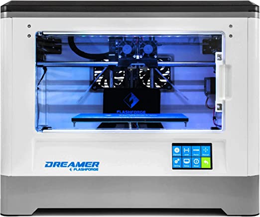 Flashforge Dreamer Dual extruder 3D Printer with Heated Bed for ABS or PLA Printing