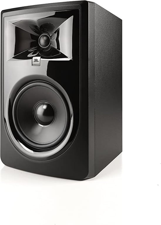 JBL Professional LSR306 MKII Two-Way Studio Monitor, Black, 6" Speaker (306PMKII)