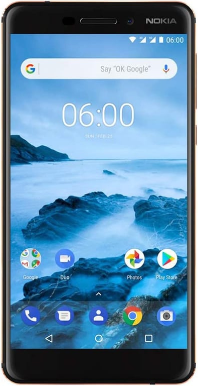 Nokia 6.1 (2018) - Android One (Oreo) - Upgrade to Pie - 32 GB - Dual SIM Unlocked Smartphone (AT&T/T-Mobile/MetroPCS/Cricket/H2O) - 5.5" Screen - Black - U.S. Warranty