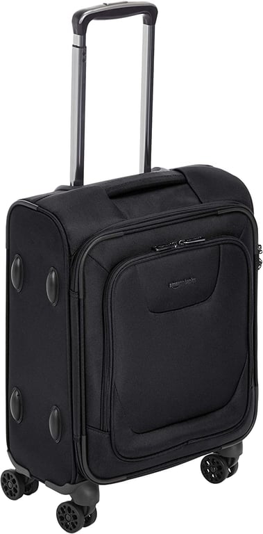 AmazonBasics Premium Expandable Softside Spinner Luggage with TSA Lock