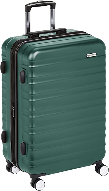 AmazonBasics Premium Hardside Spinner Luggage with Built-in TSA Lock