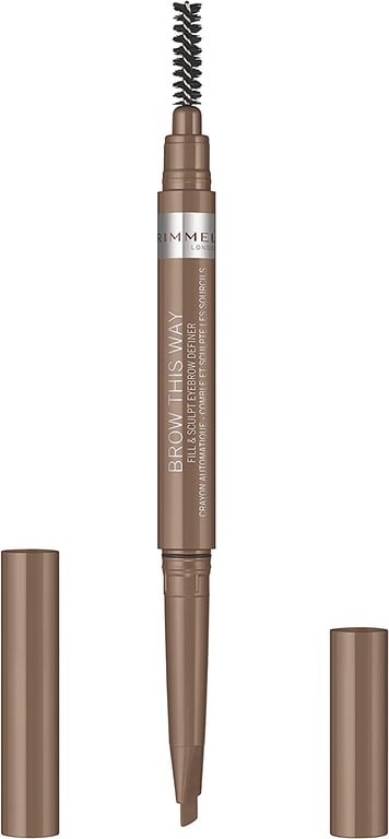 Rimmel London Brow This Way Fill and Sculpt Eyebrow Definer, Blonde