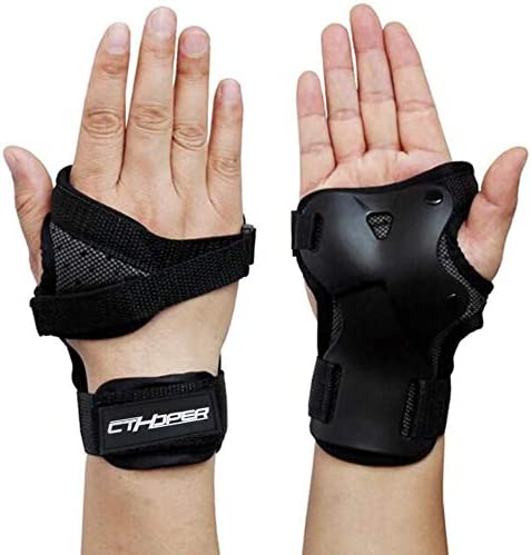 CTHOPER Impact Wrist Guard Protective Gear Wrist Brace Wrist Support for Skating Skateboard Skiing Snowboard Motocross Multi Sport Protection