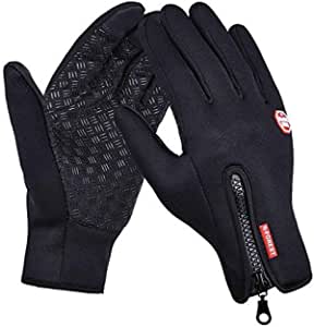 DGBAY Cycling Touch Screen Outdoor Gloves,Spalsh Proof Outdoor Jogging Skiing Hiking Running,Women Men Cycling Gloves