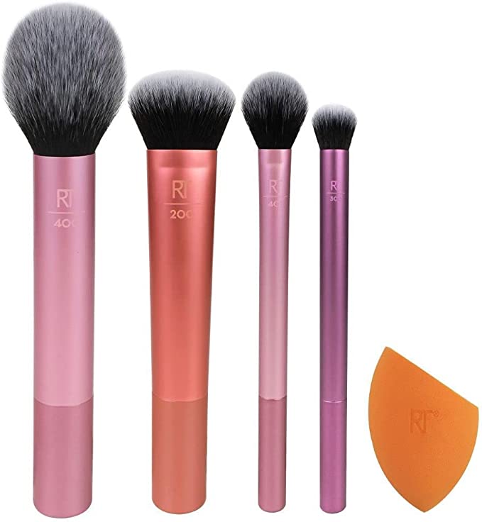 Real Techniques Everyday Essentials Brush Kit, 5 count