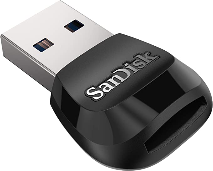 SanDisk SDDR-B531-GN6NN MobileMate USB 3.0 microSD Card Reader, Black