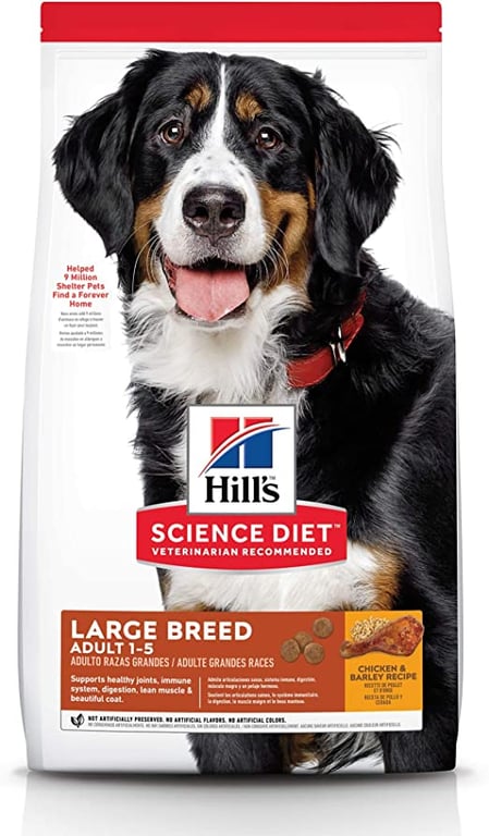 Hill's Science Diet Adult Large Breed, Chicken & Barley Recipe, Dry Dog Food,12kg Bag