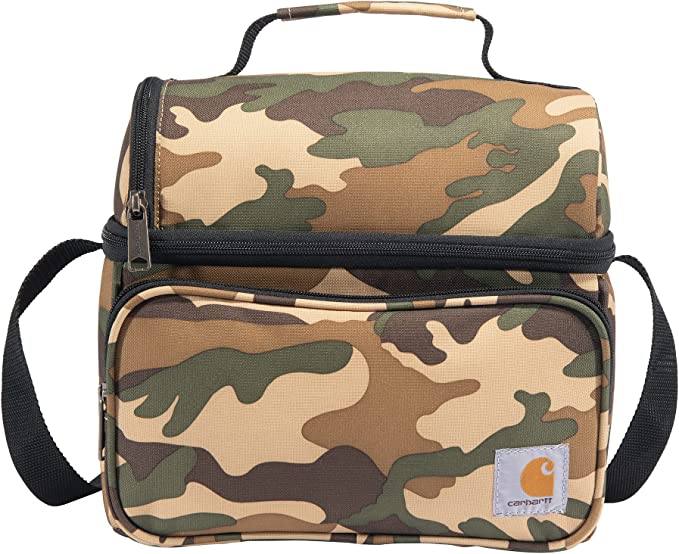 Carhartt Insulated 12 Can Two Compartment Lunch Cooler, Camo
