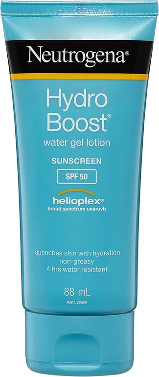 NEUTROGENA Hydro Boost Water Gel Sunscreen Lotion SPF50, 88 Milliliter