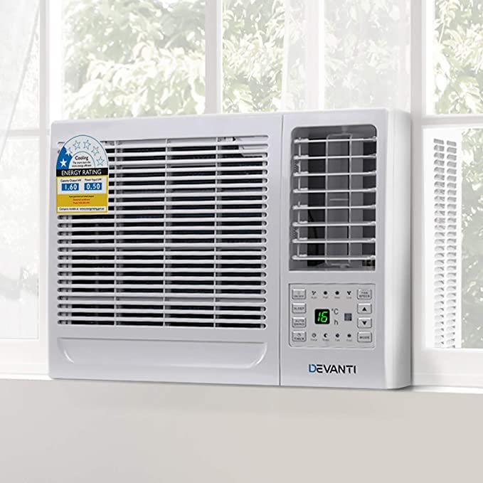 Devanti 1.6kW Window Wall Box Refrigerated Air Conditioner Conditioning Cooler Cooling Only