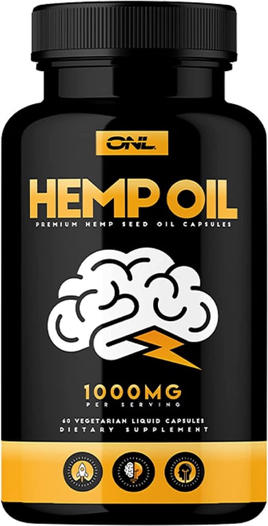 Osyris Nutrition Lab Hemp Oil Capsules 1000Mg - Premium Organic Capsules, Anxiety, And Stress (60 Vegetarian Liquid Capsules) - Best All Natural Omega Memory, Focus, Clarity.
