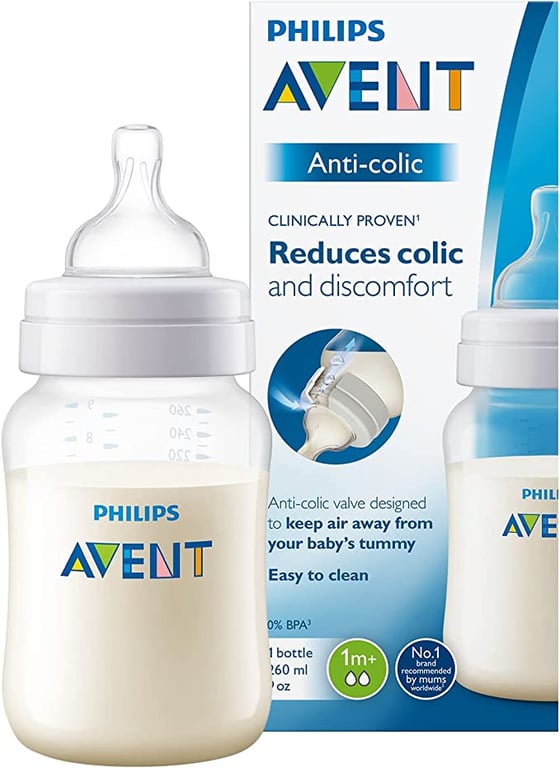 Philips Avent Anti-Colic Baby Bottle, 260ml, SCF813/17