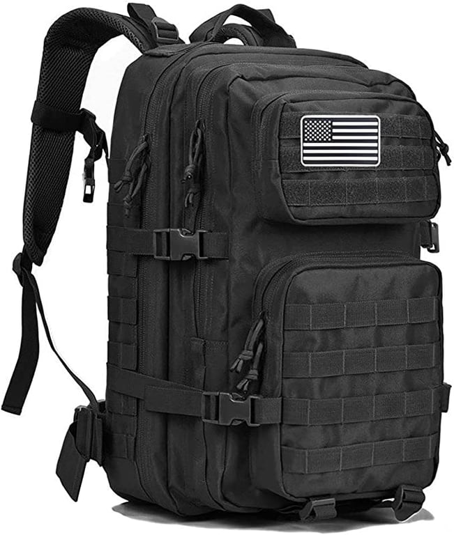 G4Free Military Tactical Fishing Bug Out Bag Backpack Large Army 3 Day Assault Pack Molle Rucksacks for Outdoor Hiking Camping Trekking Hunting