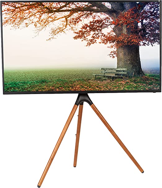 VIVO Artistic Easel 45 to 65 Inch Led LCD Screen, Studio Tv Display Stand, Adjustable Tv Mount with Swivel and Tripod Base (Stand-Tv65A)