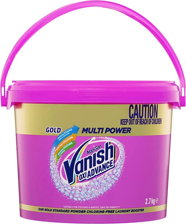 Vanish NapiSan Gold Pro Oxi Action Stain Remover Powder, 2.7kg