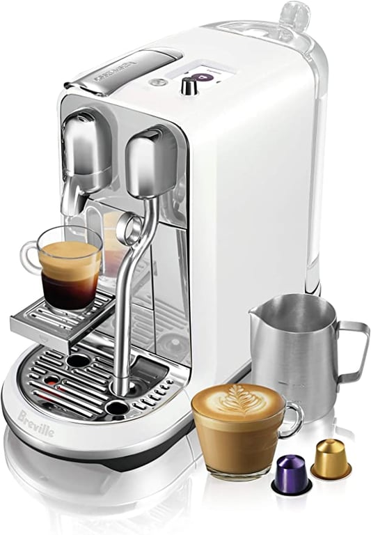 Nespresso Creatista Plus Coffee Machine by Breville, Sea Salt, BNE800SST