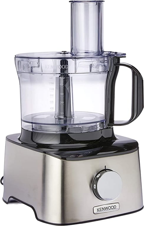 Kenwood, Multipro Compact Large Food Processor, FDM300SS,Silver,2.1L Mixing Bowl, 1.2L Blender, 800W