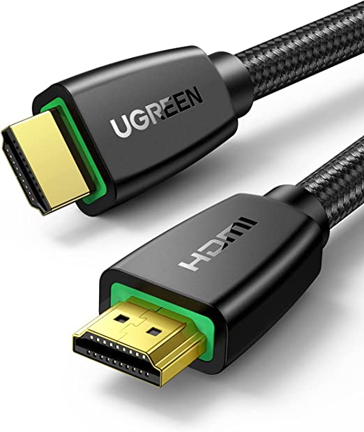 UGREEN 4K HDMI Cable 3M, HDMI 2.0 Braided Cord 18Gbps High Speed with Ethernet Support 4K@60Hz HDCP 2.2 ARC 3D Compatible with UHD TV, Monitor, Soundbar, Computer, Xbox 360, PS5, PS4, Switch, Blu-ray