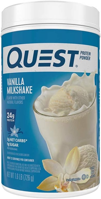Quest Protein Powder, Vanilla Milkshake, 1.6lb