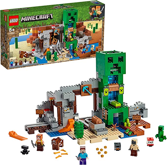 LEGO Minecraft The Creeper Mine 21155 Building Kit, New 2019