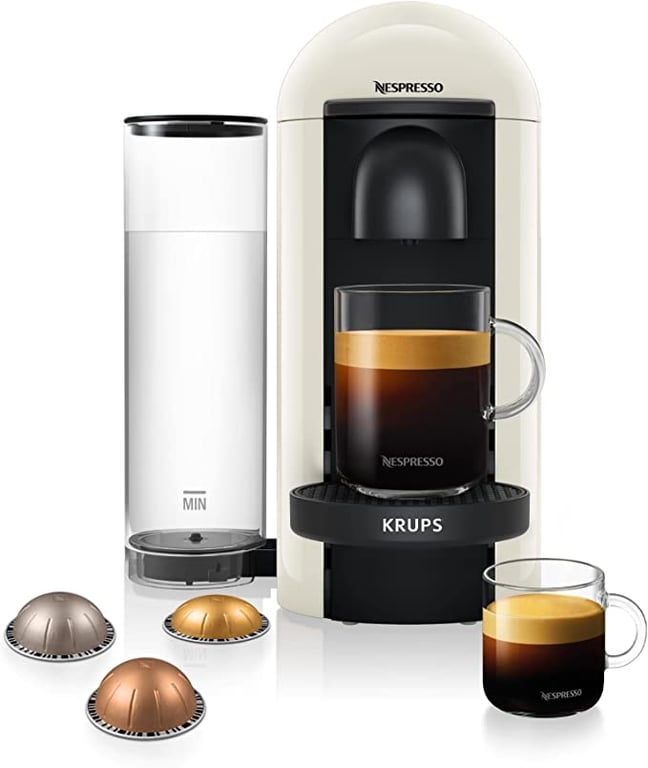 Nespresso Vertuo Plus XN903140 Coffee Machine by Krups, White. Amazon Exclusive