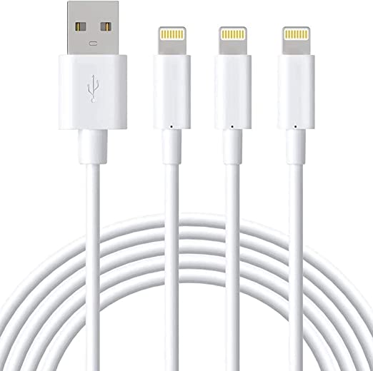 Lightning Cable MFi Certified, Marchpower 3Pack 6FT iPhone Charging Cable, USB A to Lightning Charger Cable for iPhone 14 Plus 13 Pro Max 12 11 Pro Max Xs Max X 8Plus 7Plus 6S iPad Mini 6 iPod White
