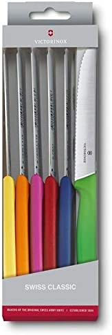 Victorinox Swiss Classic Tomato and Table Knife Set, Multicolor, 6.7839.6G, 4 inch