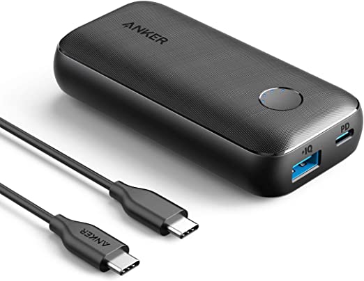 Anker PowerCore 10000 PD Redux, 10000mAh Power Bank USB-C Power Delivery (18W) Portable Charger for iPhone 12/iPhone 11/11 Pro / 11 Pro Max / 8 / X/XS Samsung S10, Pixel 3/3XL, iPad Pro 2018, and More