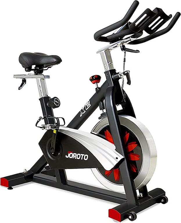 JOROTO X2 Stationary Exercise Bike | X2PRO Bluetooth Magnetic Belt Drive Indoor Cycling Bike, 300 Pounds Loads Fitness Cycle Bikes